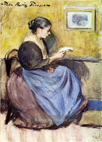 Frau sitzend 1903 Pablo Picasso Ölgemälde